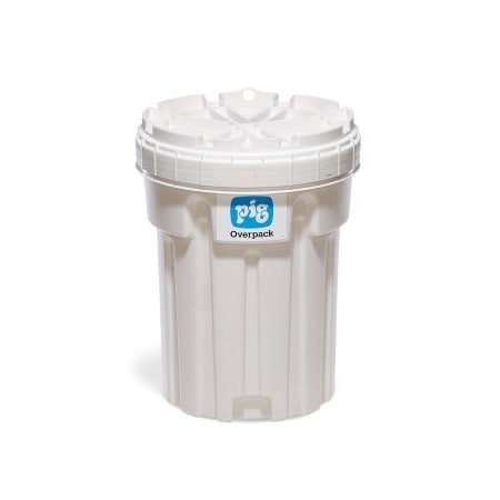 Pig PIG Overpack Salvage Drum White ext. dia. 23" x 30" H PAK709-WH